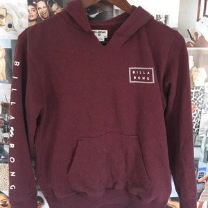 ❌SOLD❌ Maroon Billabong hoodie